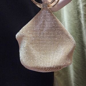 Elegant Gold Beaded Women's Bag